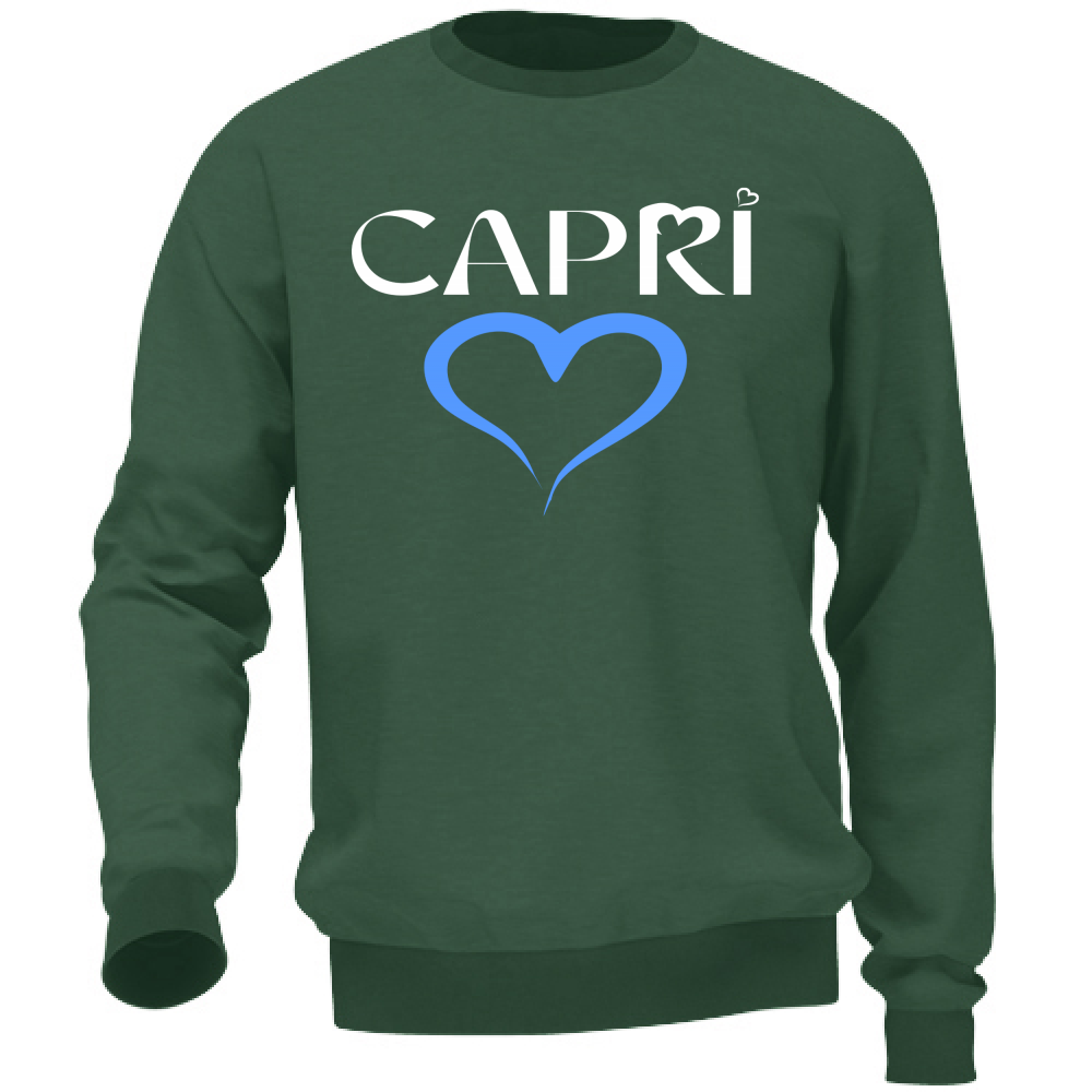 Unisex Sweatshirt CAPRI HEART BLUE