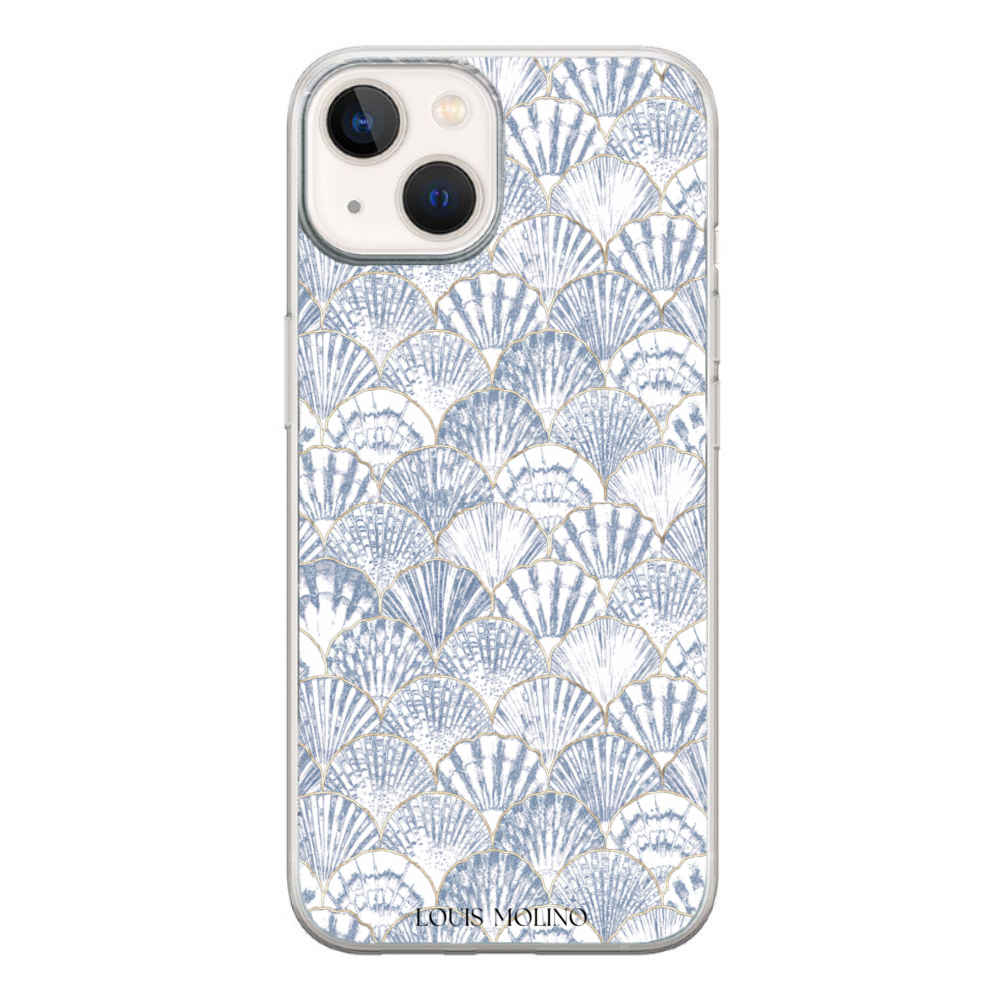 iPhone 15 Plus Rubber Cover PRECIOUS SHELLS CAPRI