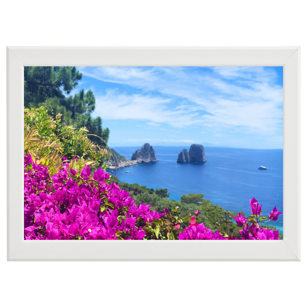 Poster con Cornice 60x40 Capri Sogno Mediterraeo Cornice larga