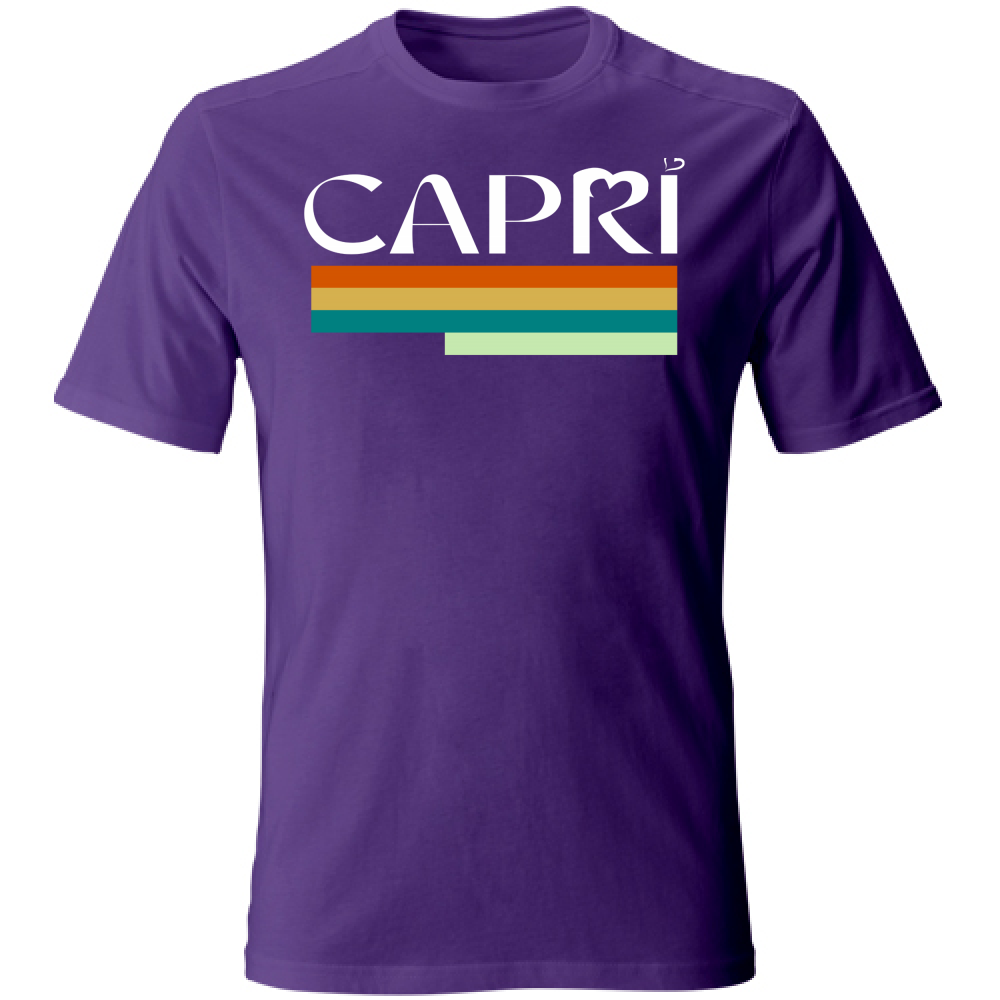 T-Shirt Kids CAPRI TECHNICOLOR WHITE WRITING