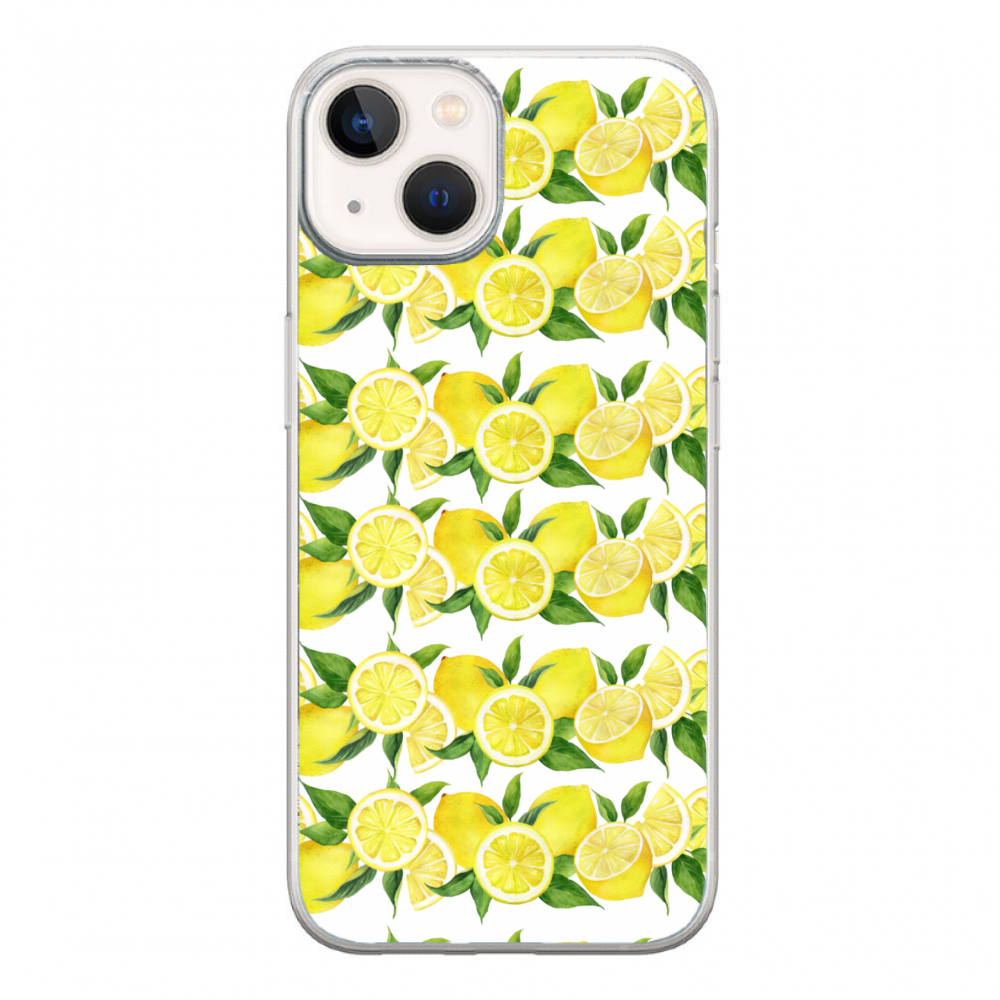 Cover Gomma iPhone 14 GARLAND LIMONI CAPRI