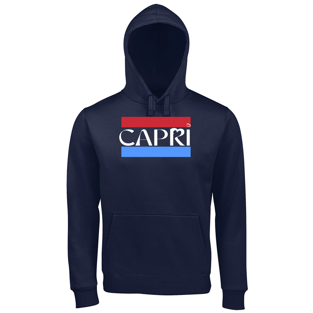 Hoodie Premium Men CAPRI BAND RED BLUE WHITE
