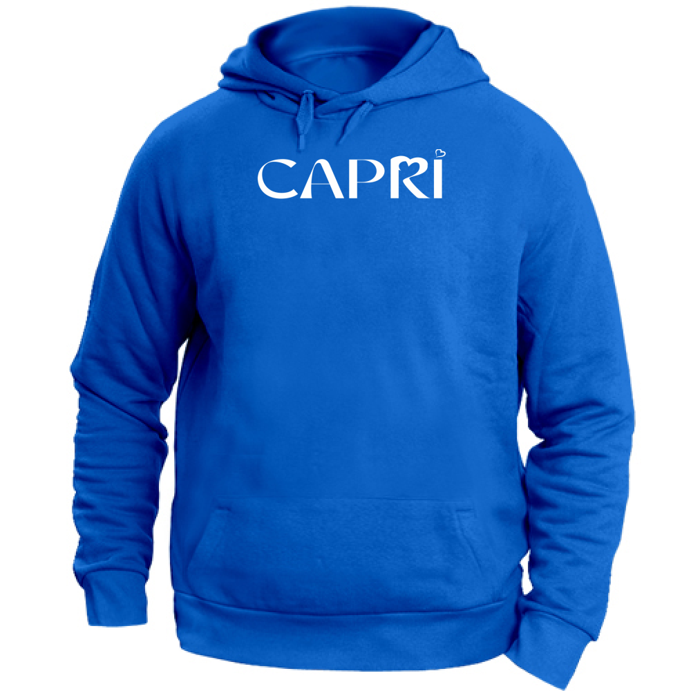 Unisex Hoodie CAPRI MINIMAL WHITE WRITING