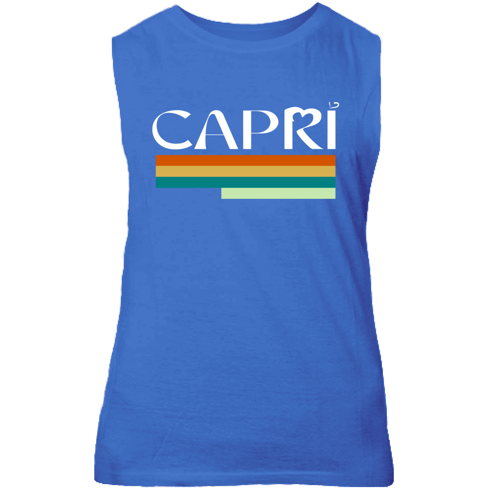 Canotta Unisex CAPRI TECNICOLOR SCRITTA BIANCA