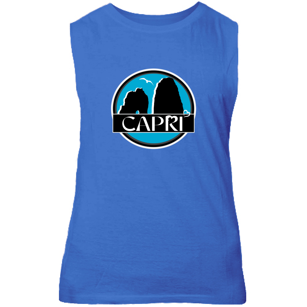 Canotta Unisex CAPRI CERCHIO MAGICO CON  FARAGLIONI