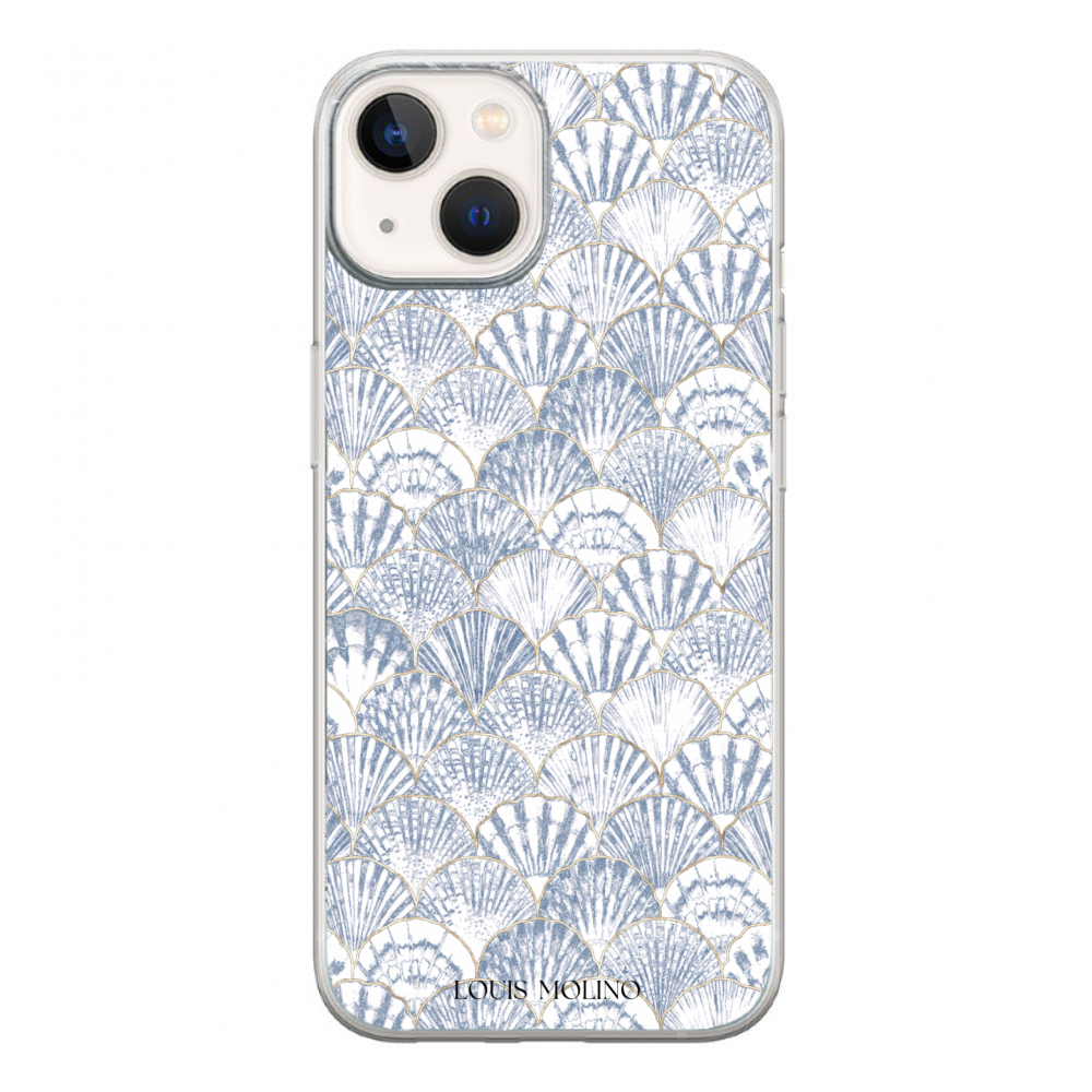 Rubber Cover iPhone 14 PRECIOUS SHELLS CAPRI