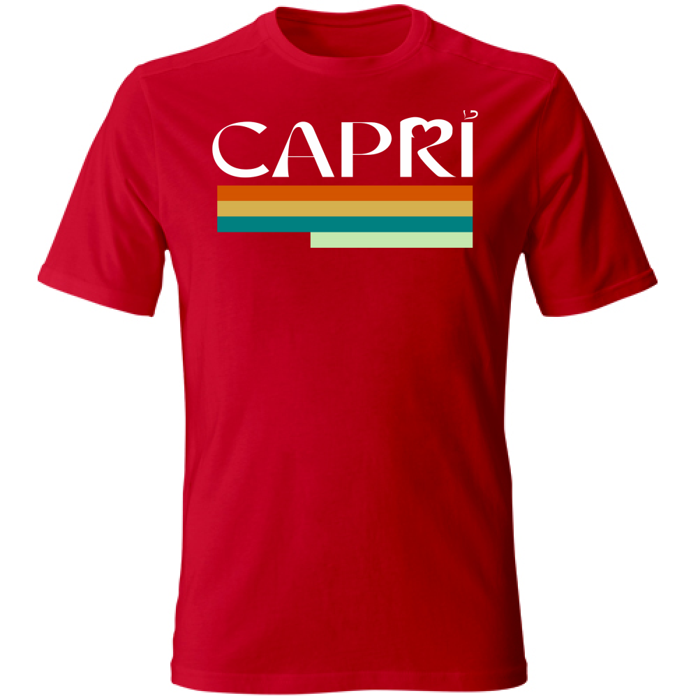 T-Shirt Kids CAPRI TECHNICOLOR WHITE WRITING