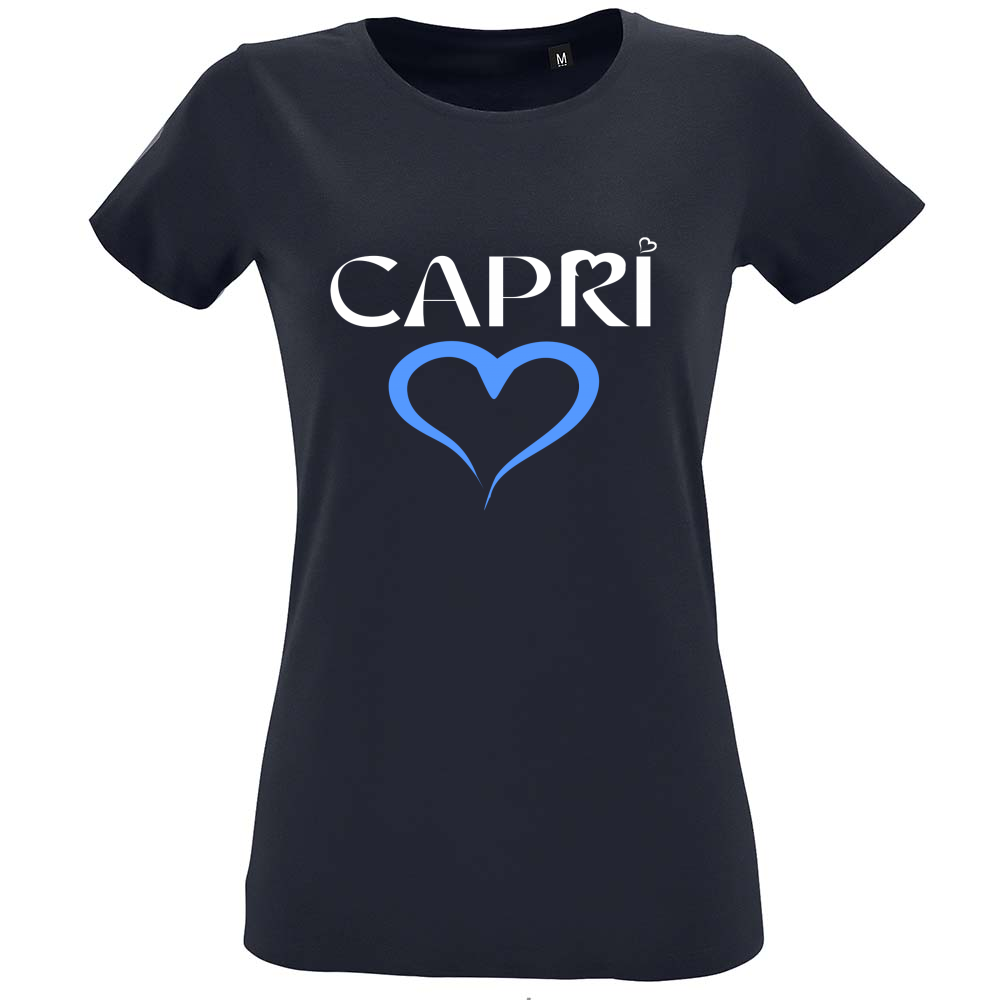 T-Shirt Women Fit CAPRI BLUE HEART