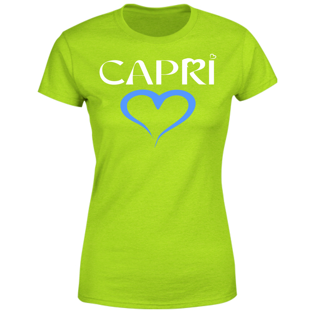 Women's T-Shirt CAPRI BLUE HEART