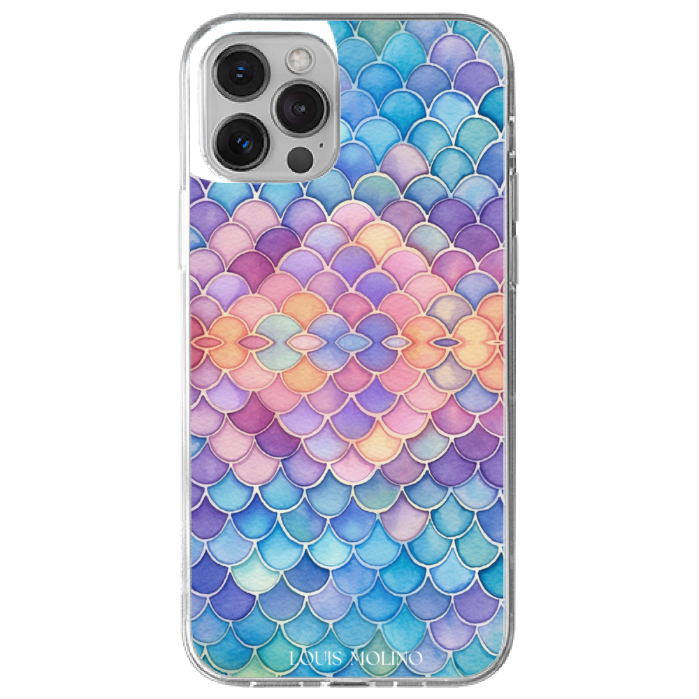 Rubber Cover iPhone 13 WATERCOLOR CAPRI