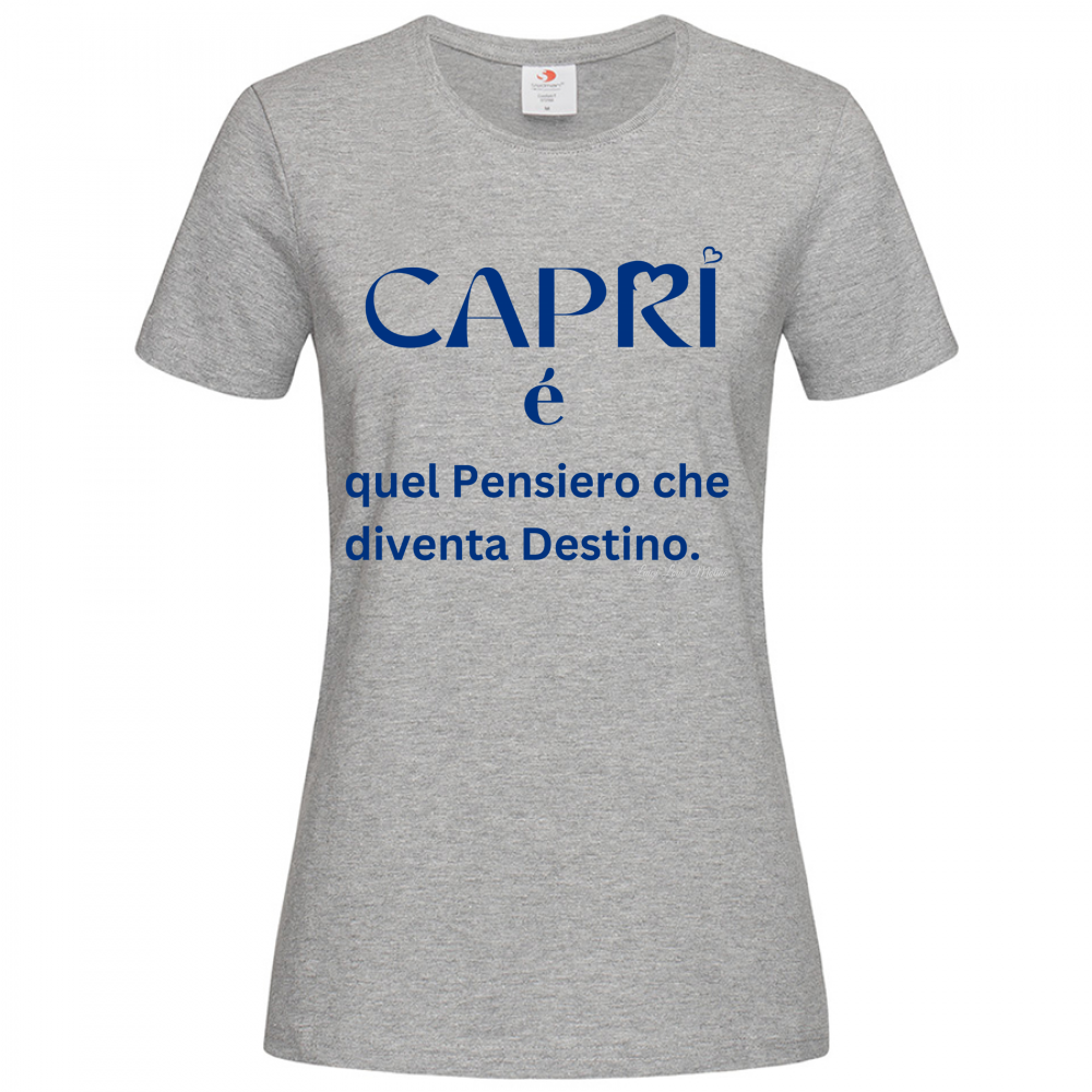 T-Shirt Women Premium Capri é quel pensiero che diventa Destino
