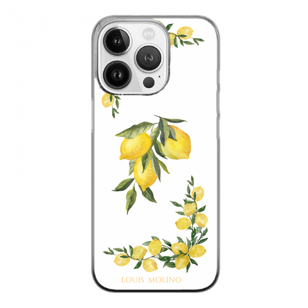 Rubber Cover iPhone 14 Pro LEMON PAINT CAPRI