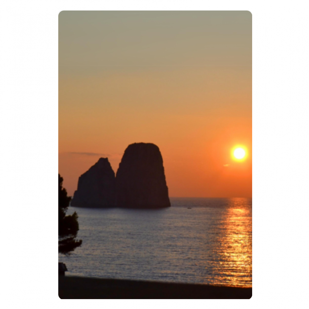 Poster Metal 20x30 Capri Faraglioni incantati Metallo