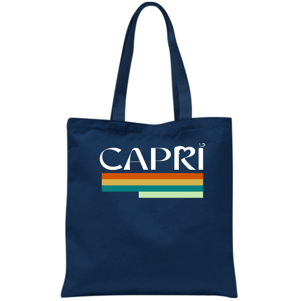 Borsa CAPRI TECNICOLOR SCRITTA BIANCA