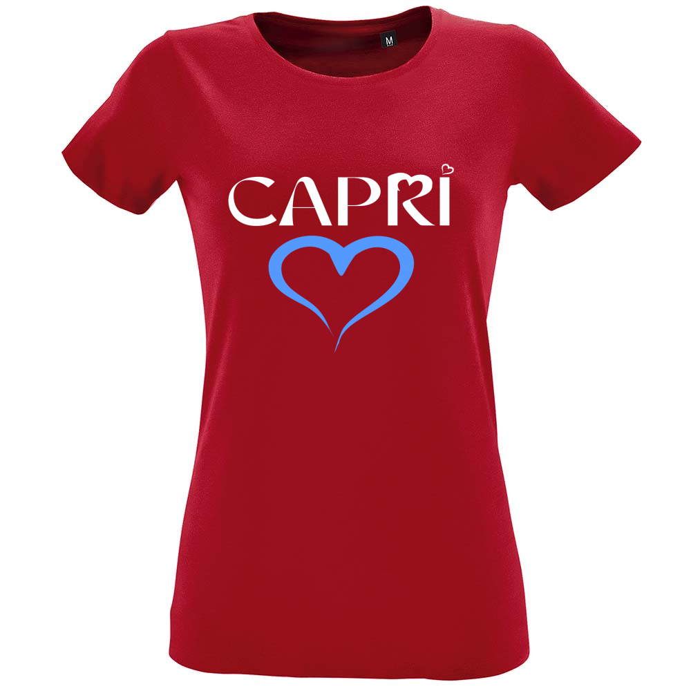 T-Shirt Women Fit CAPRI BLUE HEART