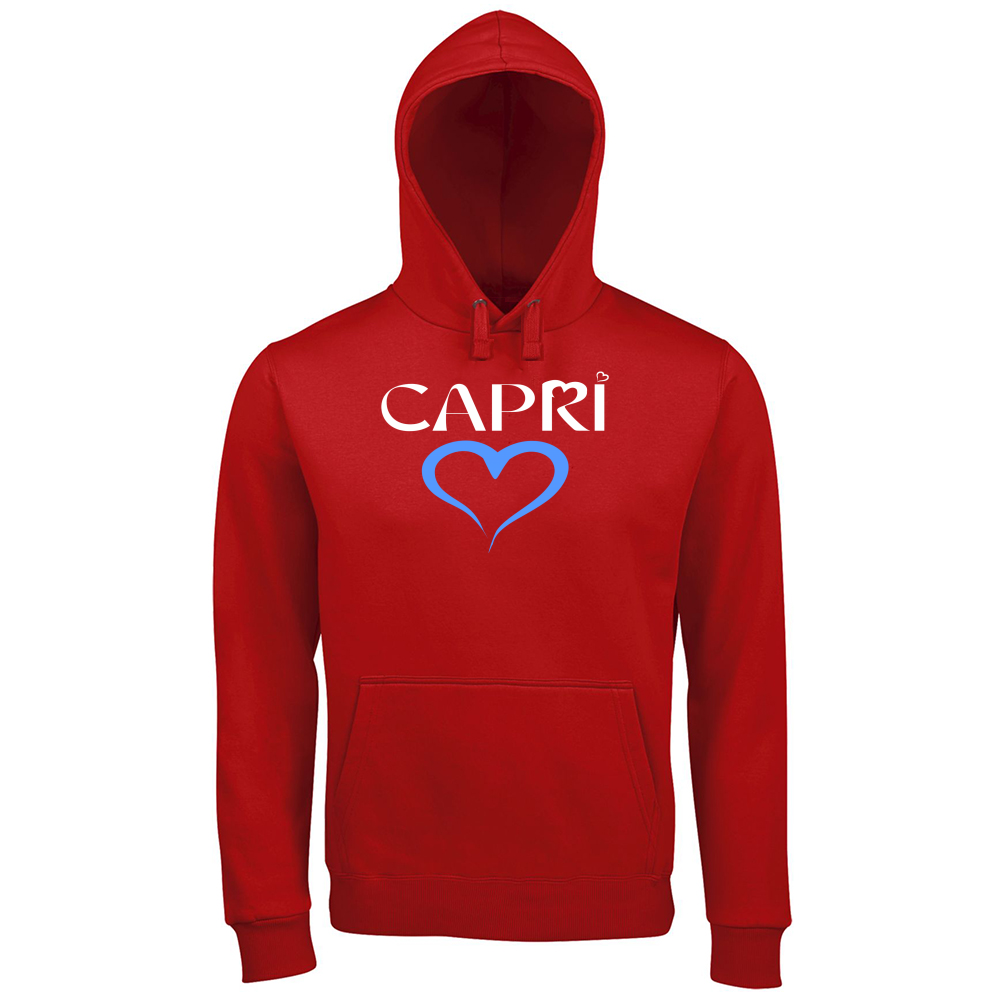 Hoodie Premium Men CAPRI CUORE AZZURRO
