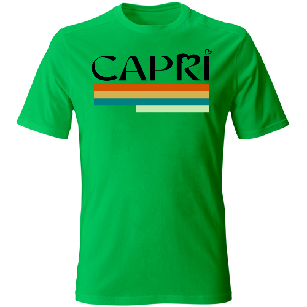 T-Shirt Kids CAPRI TECHNICOLOR BLACK WRITING