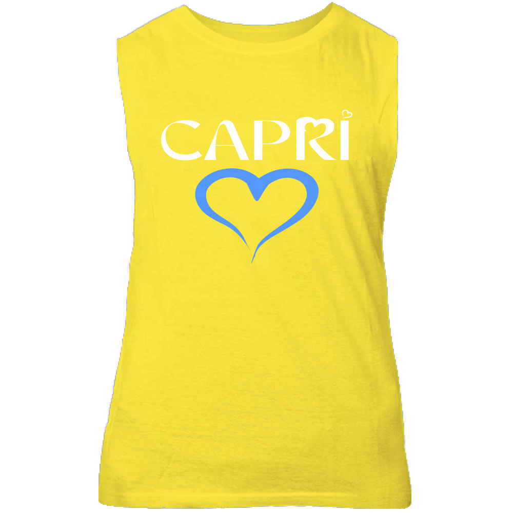 Canotta Unisex CAPRI CUORE AZZURRO