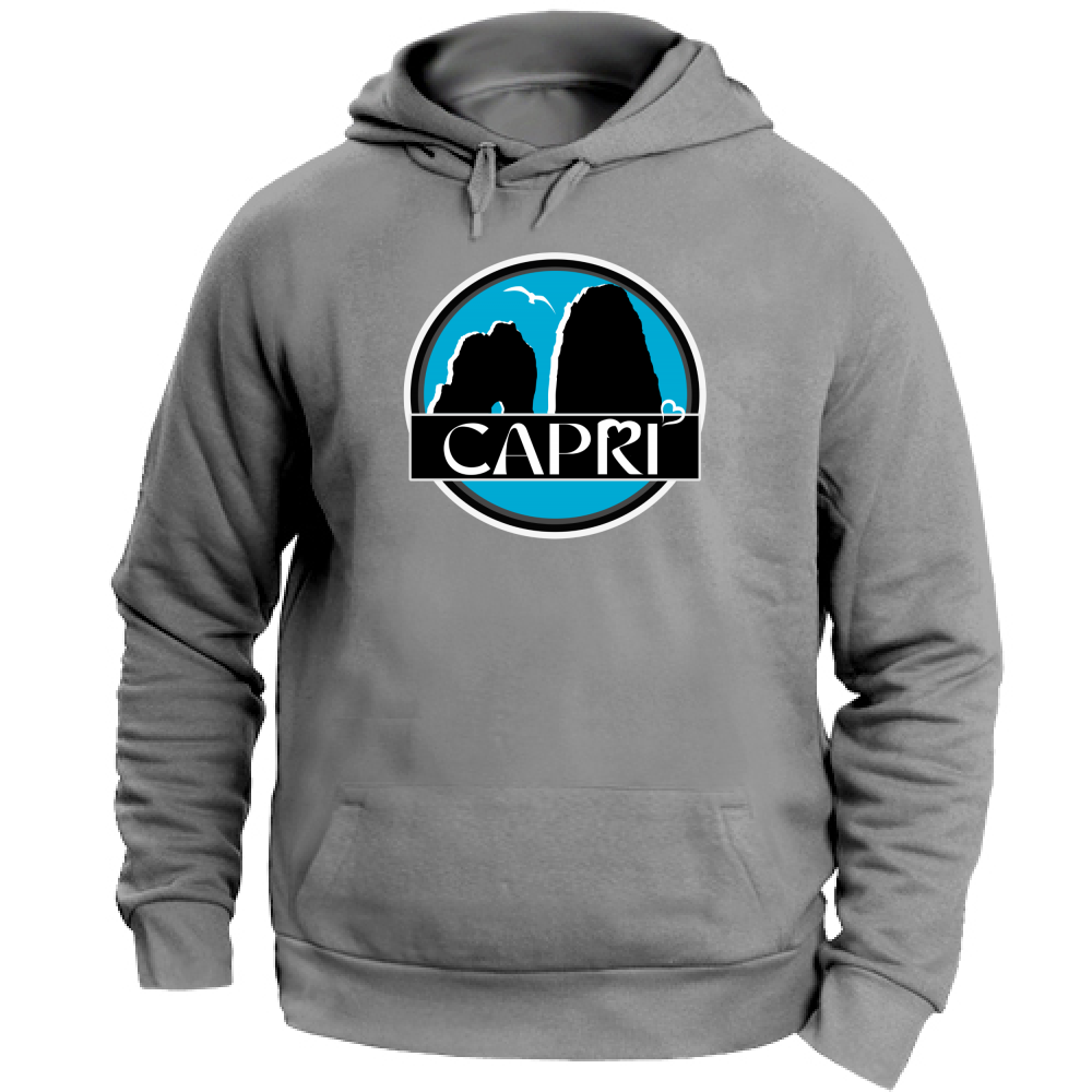 Unisex Hoodie CAPRI MAGIC CIRCLE WITH FARAGLIONI