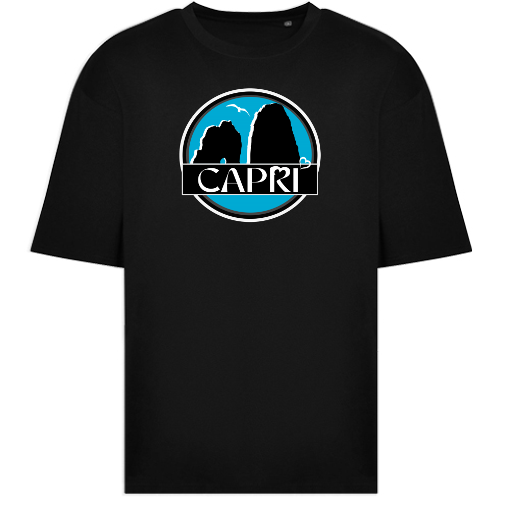 Oversize T-Shirt CAPRI MAGIC CIRCLE WITH FARAGLIONI