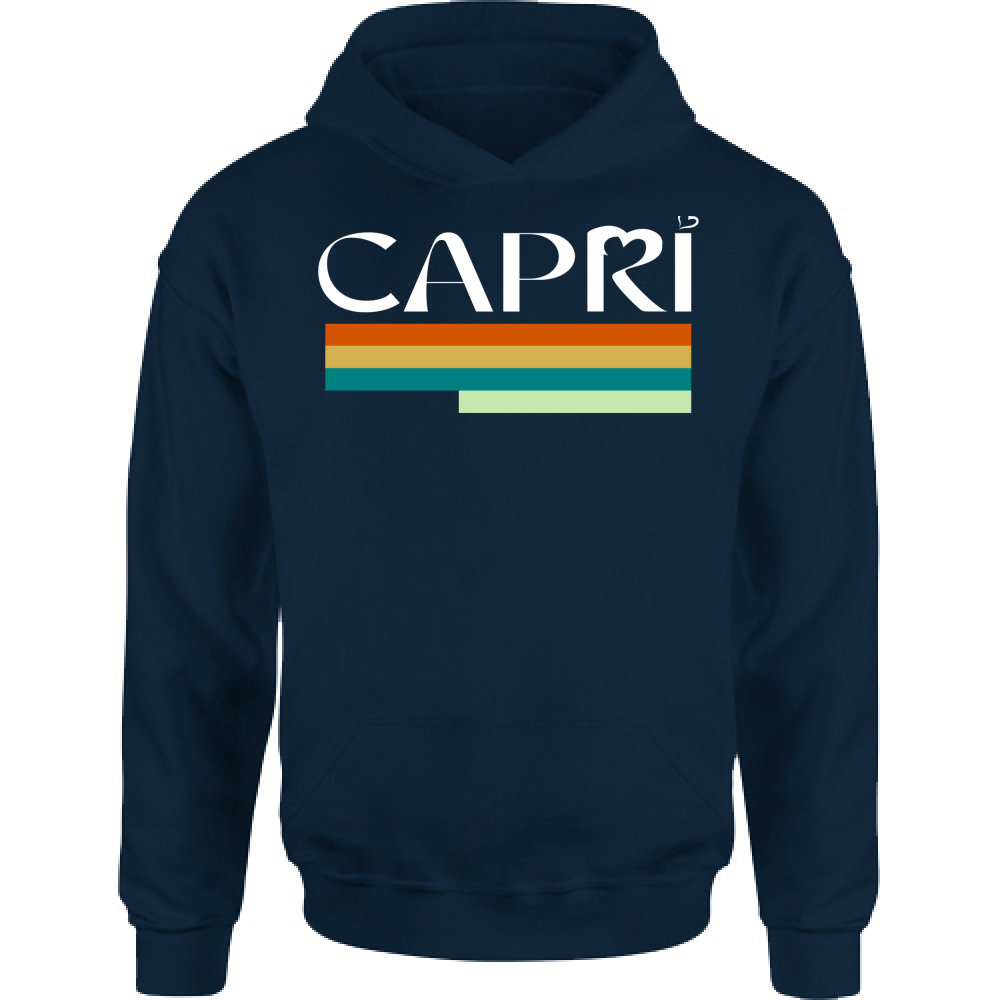 Kids Hoodie CAPRI TECHNICOLOR WHITE WRITING