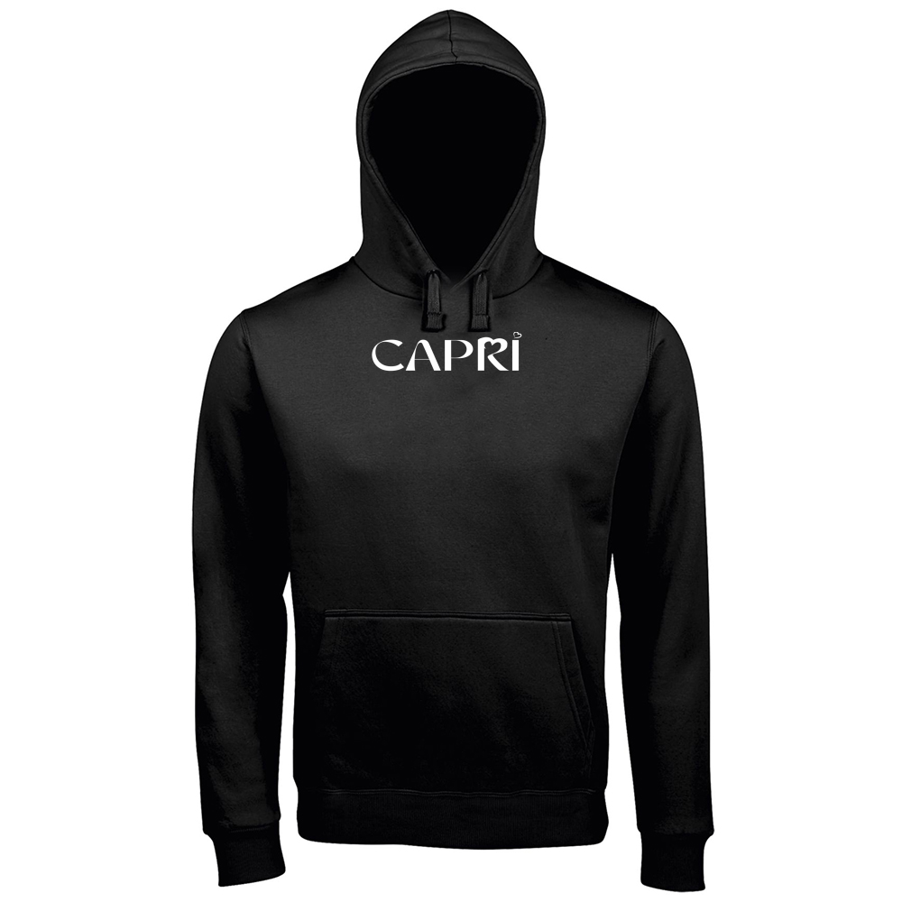 Hoodie Premium Men CAPRI MINIMAL WHITE WRITING