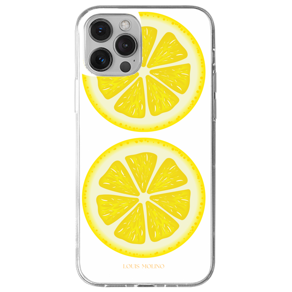 Rubber Cover iPhone 12 Pro Max TWO LEMON CAPRI