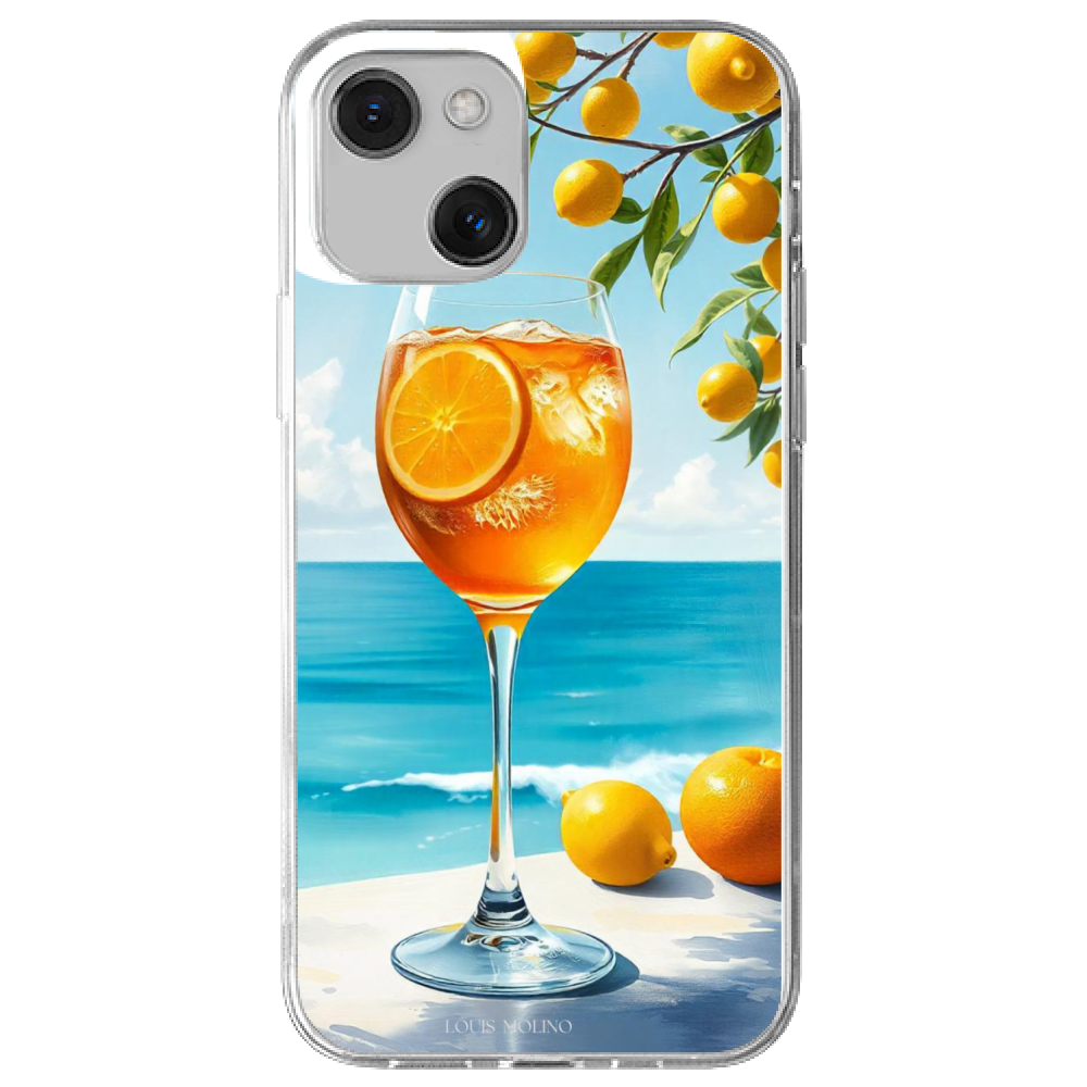 Cover Gomma iPhone 13 Spritz Lemon Capri
