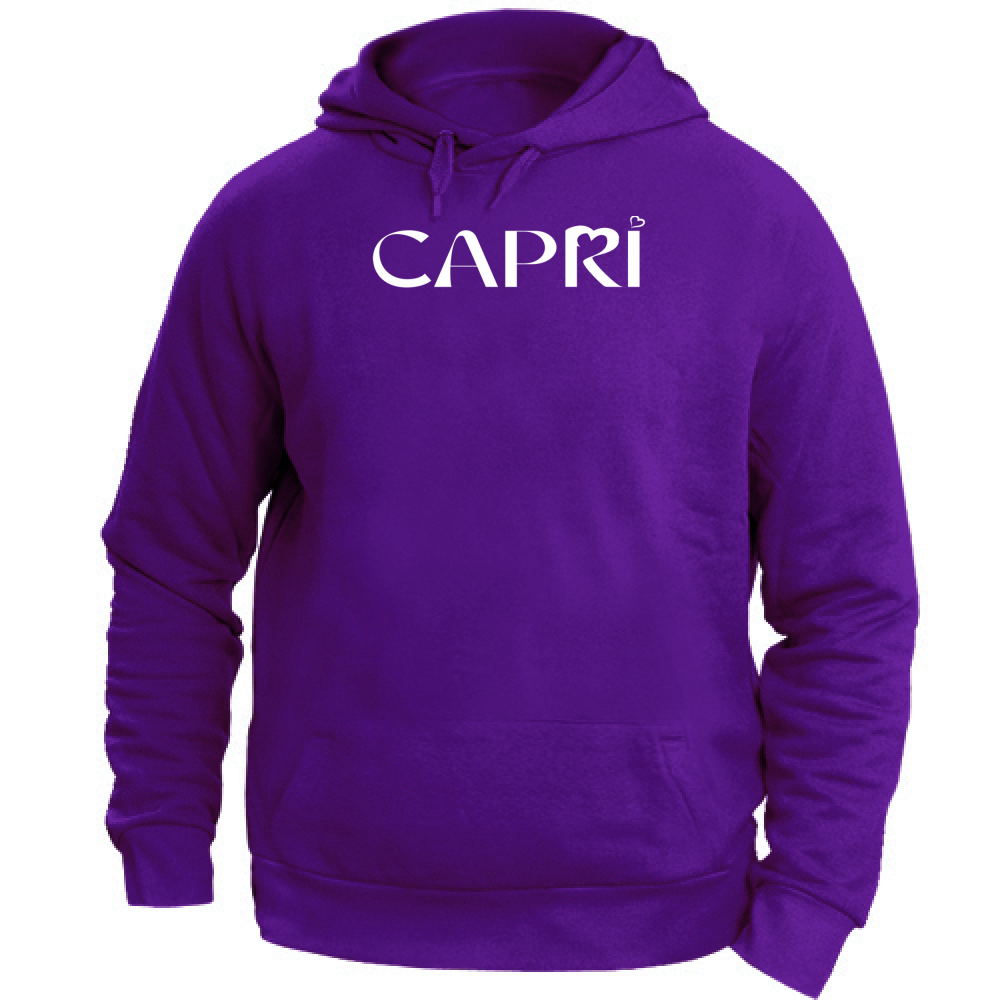 Unisex Hoodie CAPRI MINIMAL WHITE WRITING