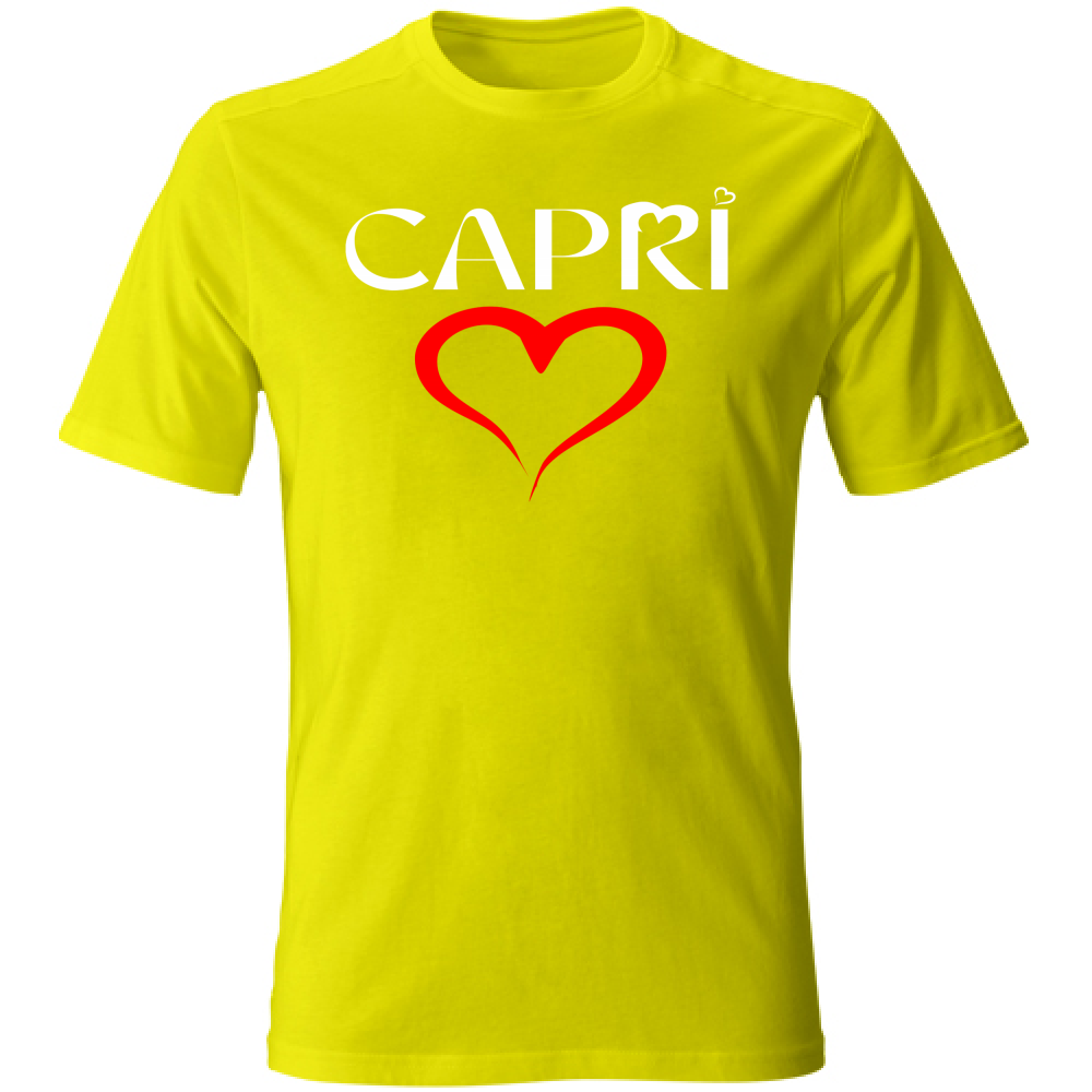 T-Shirt Child HEART CAPRI RED