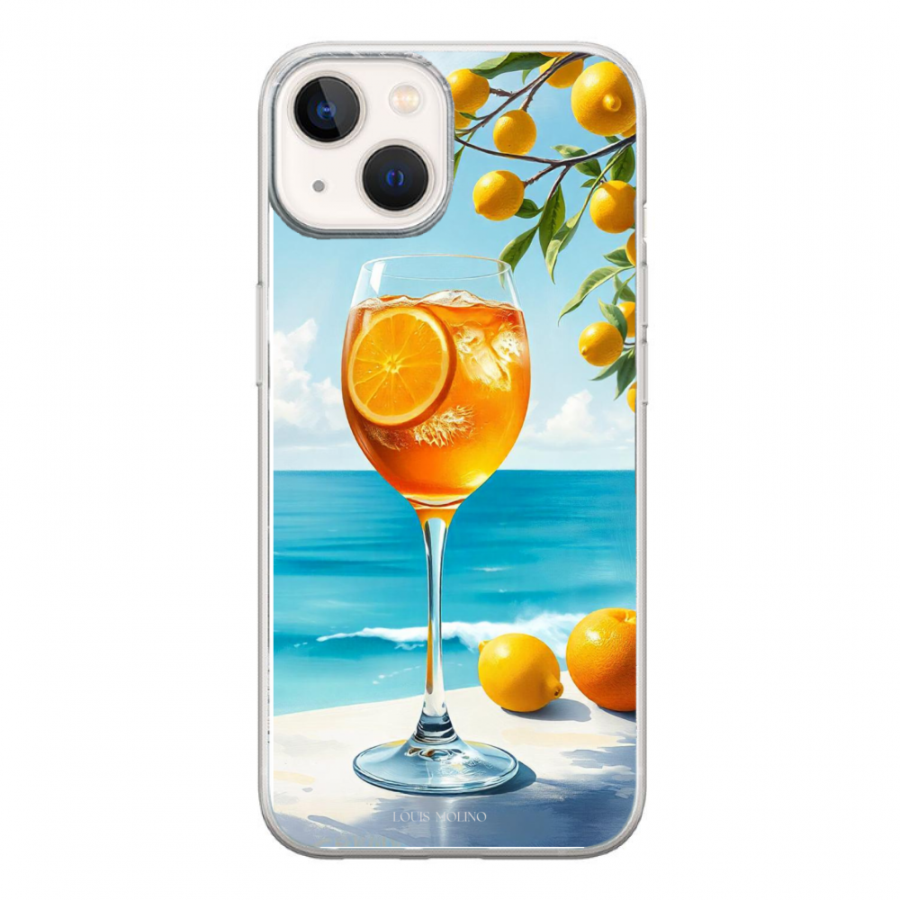 Cover Gomma iPhone 14 Spritz Lemon Capri