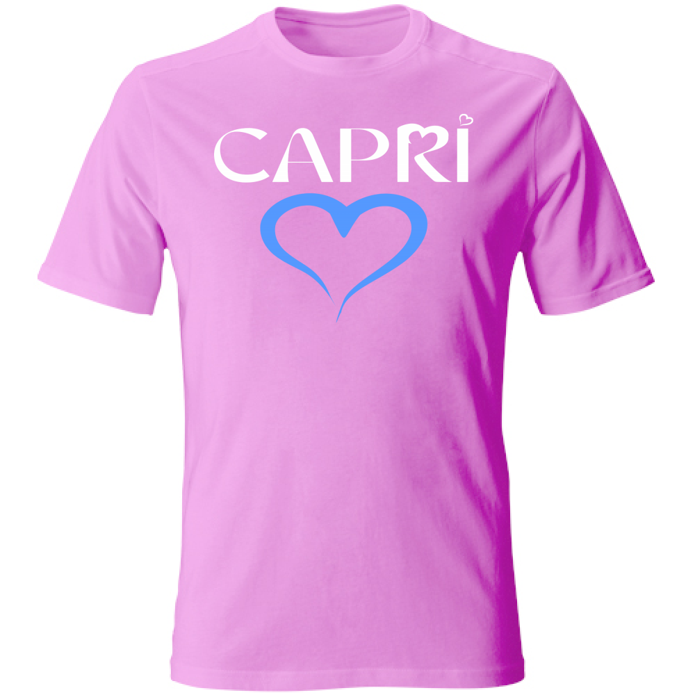 T-Shirt Bambino CAPRI CUORE AZZURRO