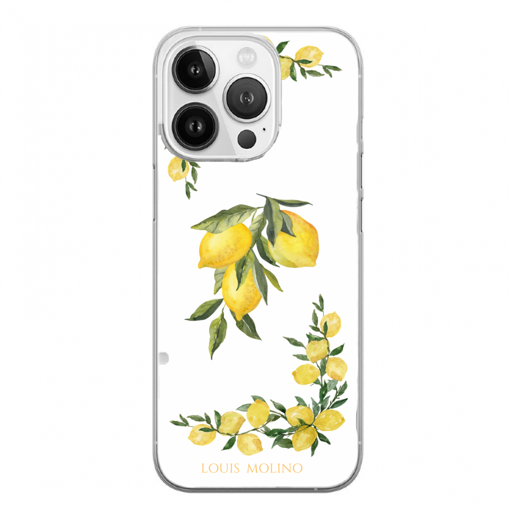 Cover Gomma iPhone 14 Pro Max LEMON PAINT CAPRI