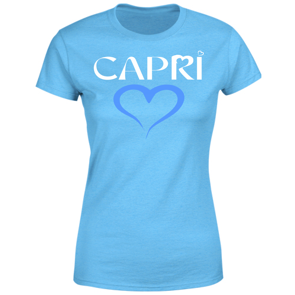 Women's T-Shirt CAPRI BLUE HEART