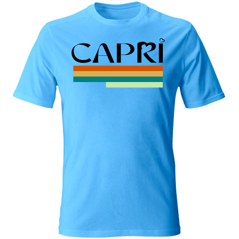 T-Shirt Kids CAPRI TECHNICOLOR BLACK WRITING