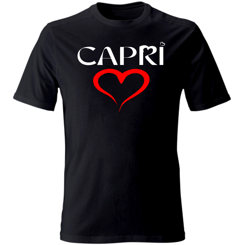 T-Shirt Child HEART CAPRI RED