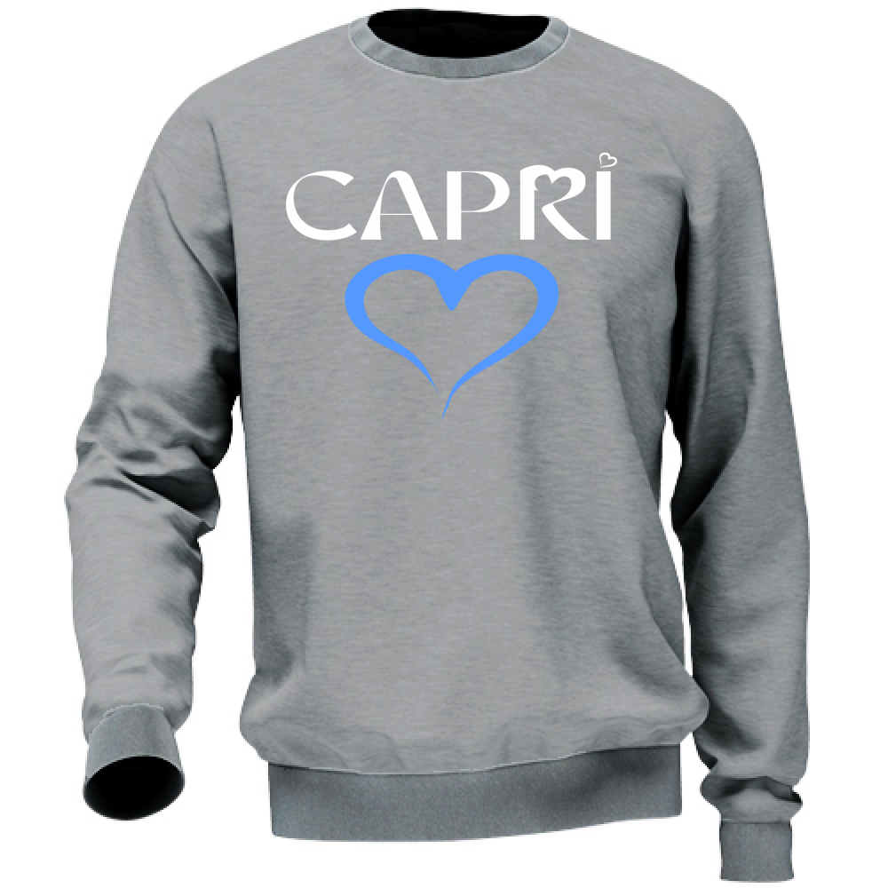 Unisex Sweatshirt CAPRI HEART BLUE
