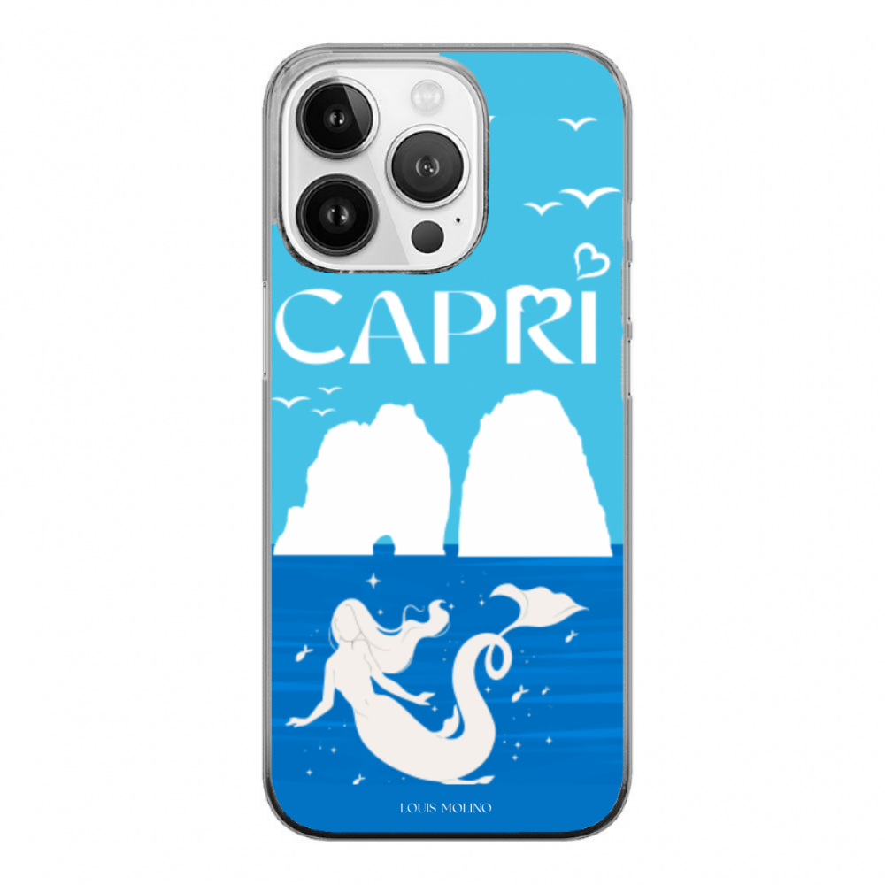 Rubber Cover iPhone 14 Pro Mermaids Capri