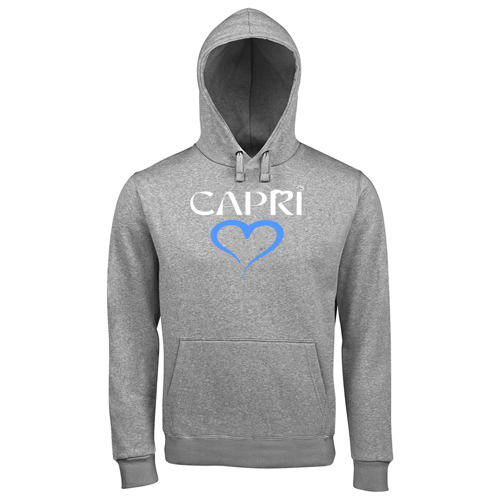 Hoodie Premium Men CAPRI CUORE AZZURRO
