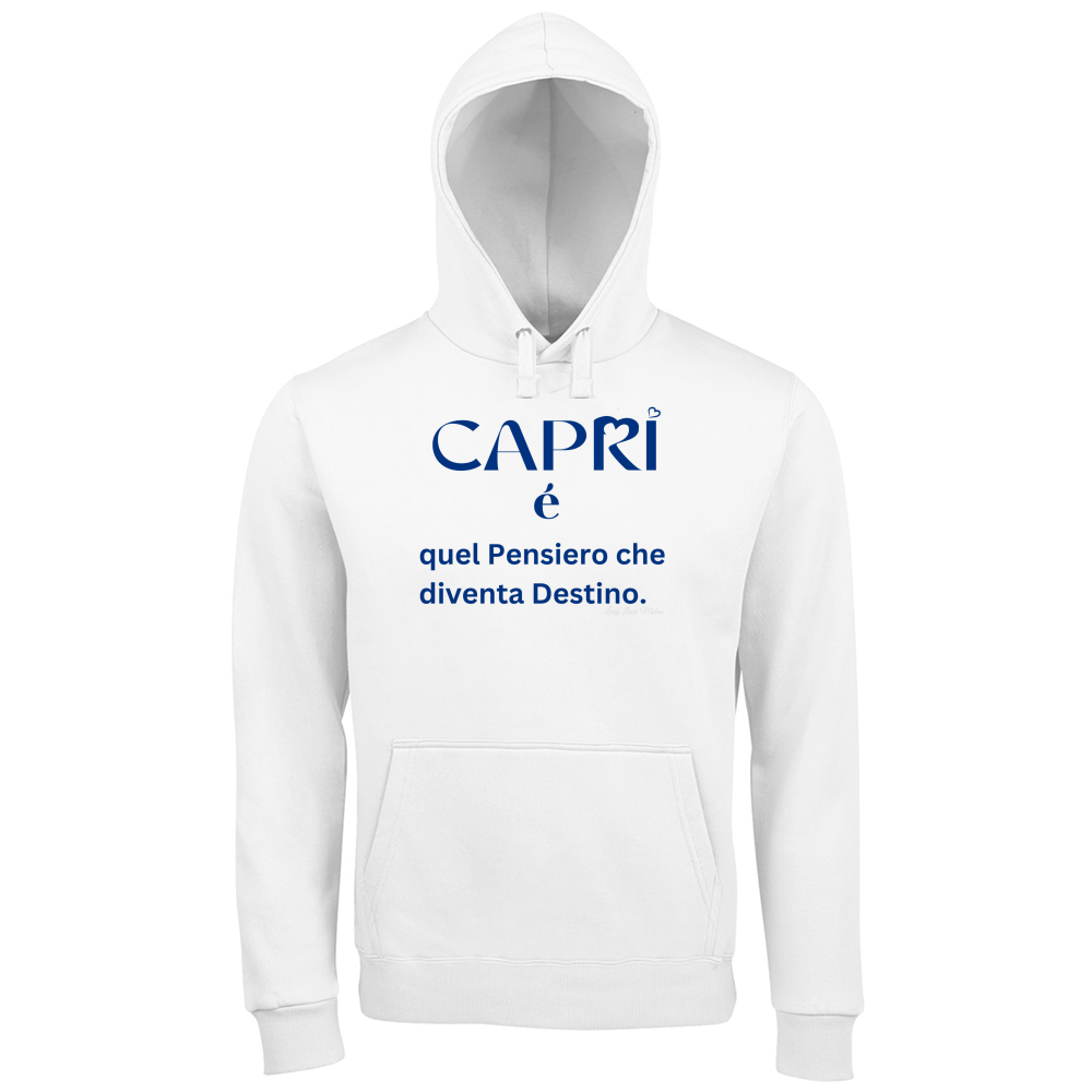 Hoodie Premium Men Capri é quel pensiero che diventa Destino
