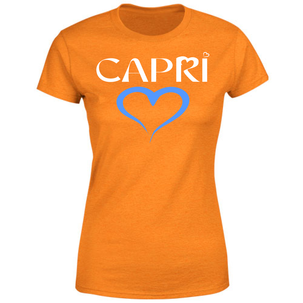 Women's T-Shirt CAPRI BLUE HEART