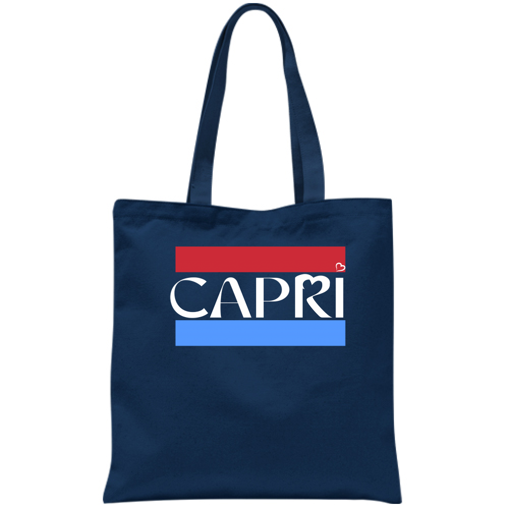 Borsa CAPRI FASCIA ROSSO BLUE BIANCO