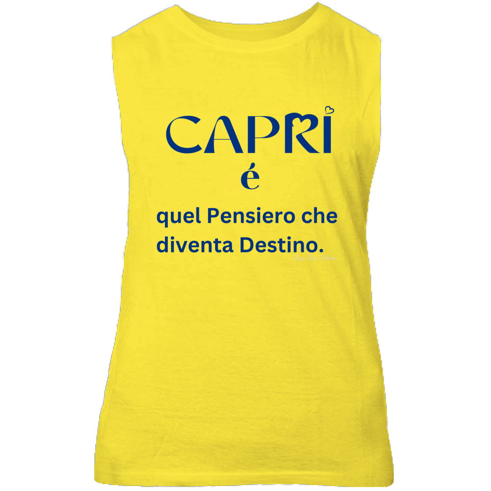 Canotta Unisex Capri é quel pensiero che diventa Destino