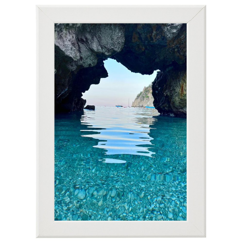Poster con Cornice 40x60 Capri Emozioni Blu