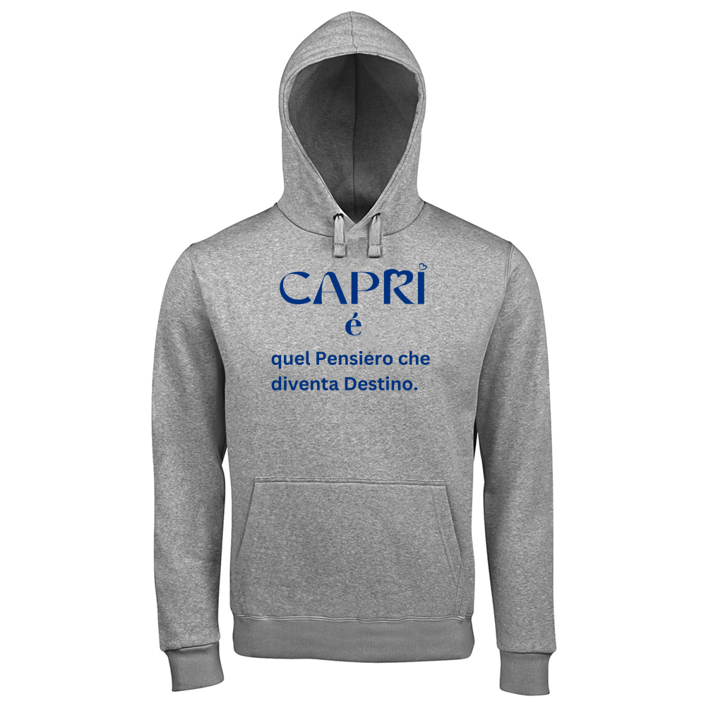 Hoodie Premium Men Capri é quel pensiero che diventa Destino