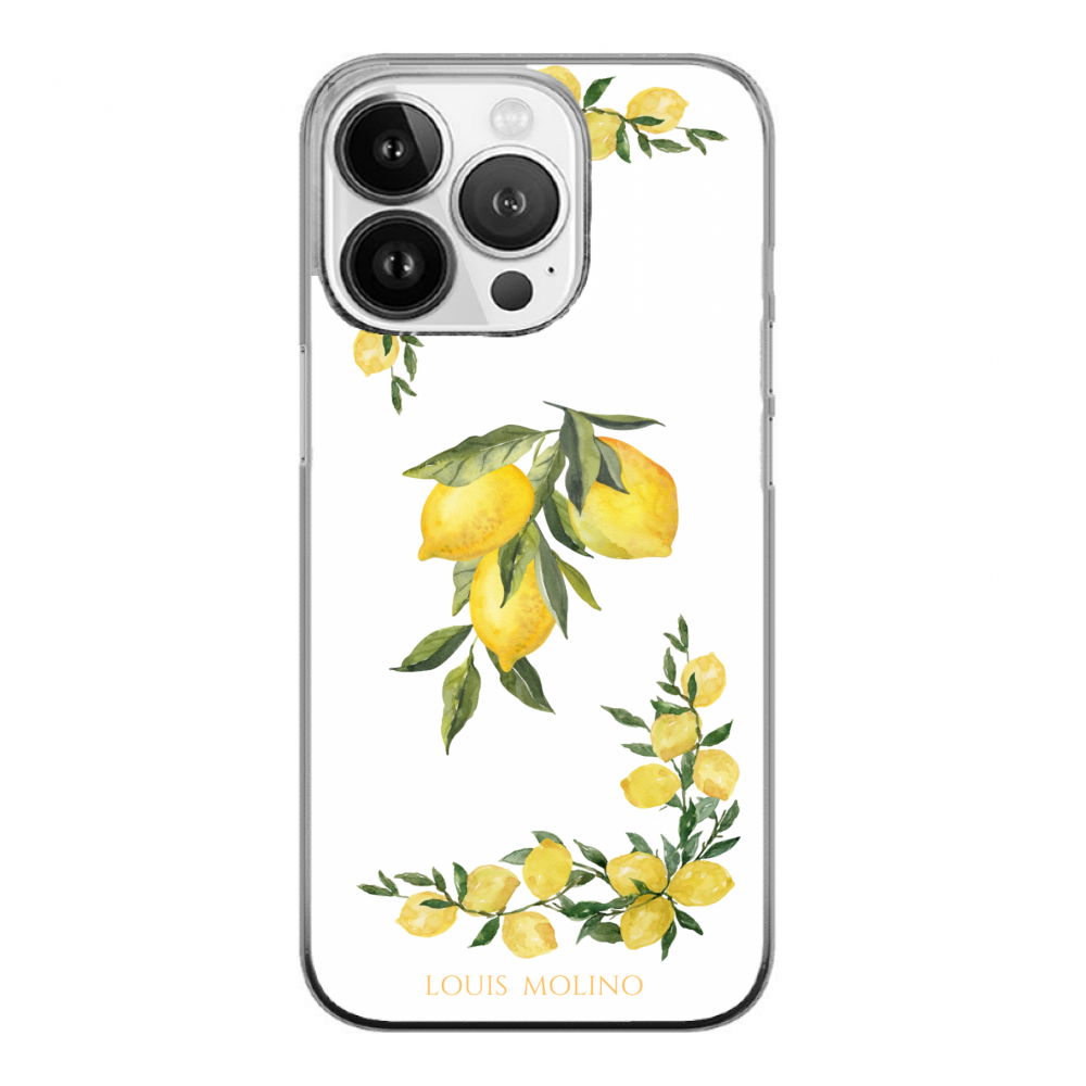 Cover Gomma iPhone 15 Pro Max LEMON PAINT CAPRI