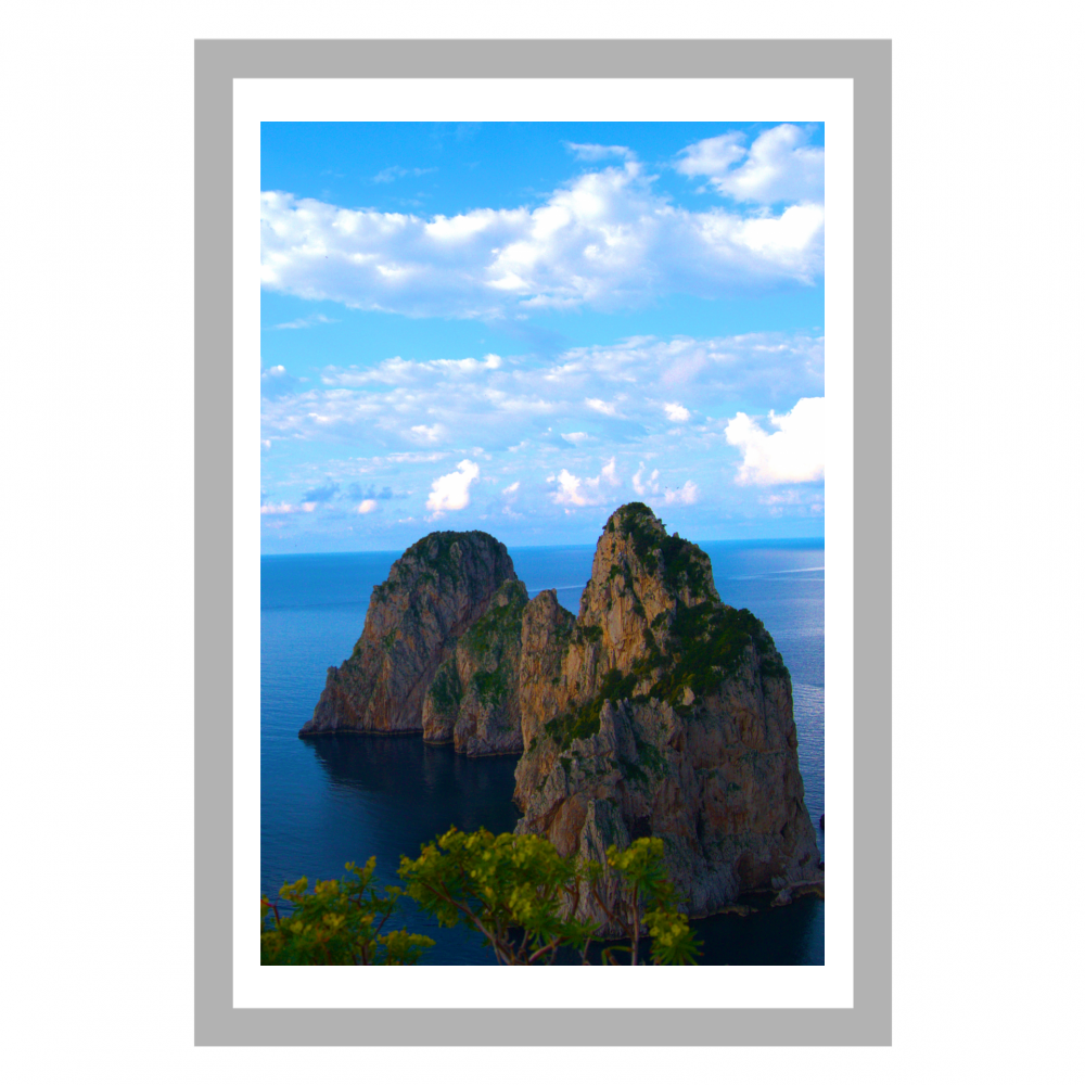 Poster con Cornice 40x60 Capri Blu Incanto