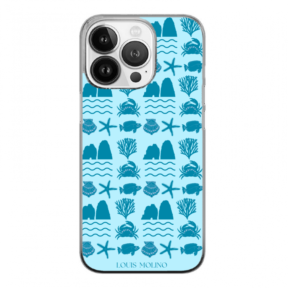 Cover Gomma iPhone 15 Pro FARAGLIONI SEA SPECIES CAPRI