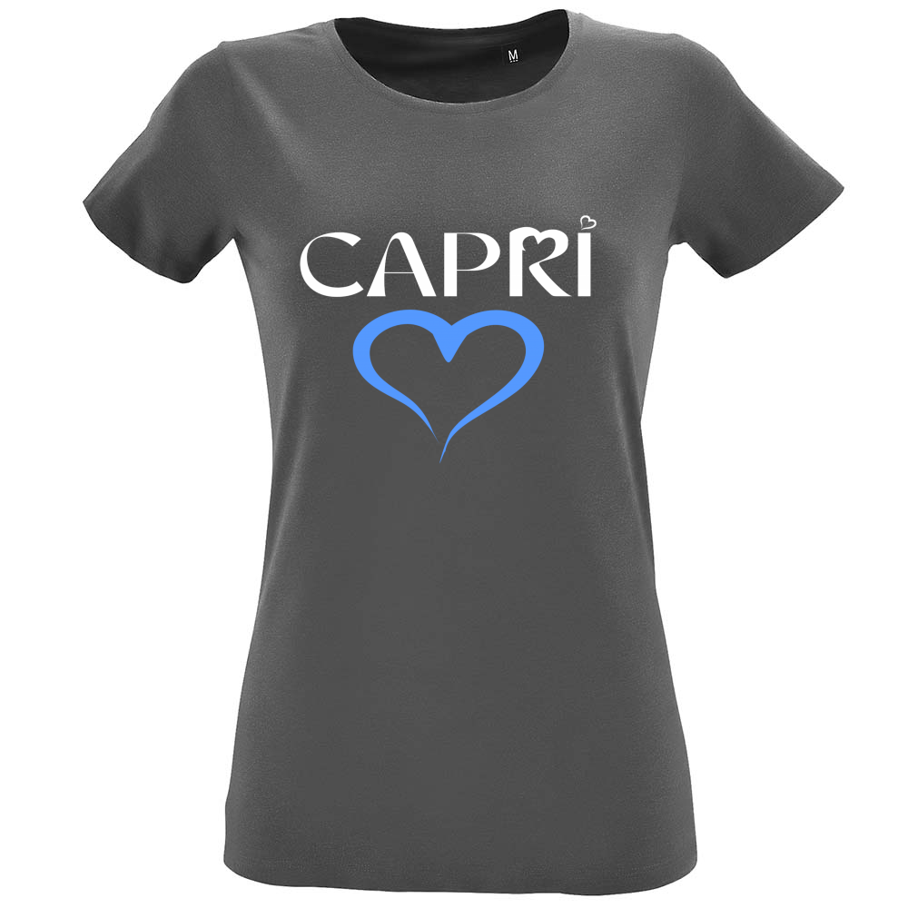 T-Shirt Women Fit CAPRI BLUE HEART