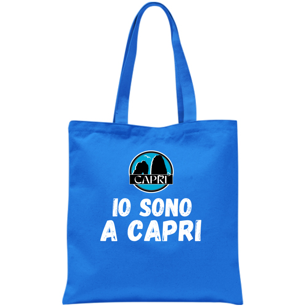 I AM IN CAPRI WHITE WRITING bag